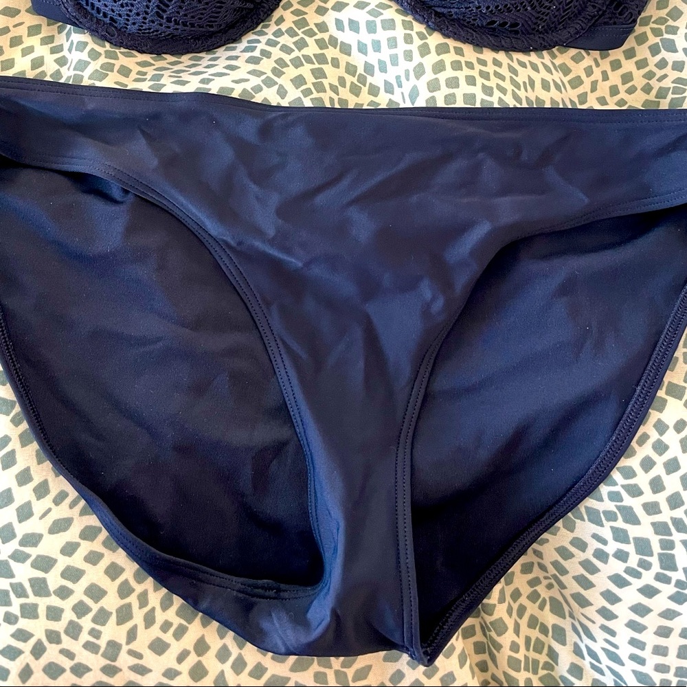Navy bikini bottom